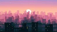 3840x2160 Sunset Abstract Minimalist Minimalism 4K