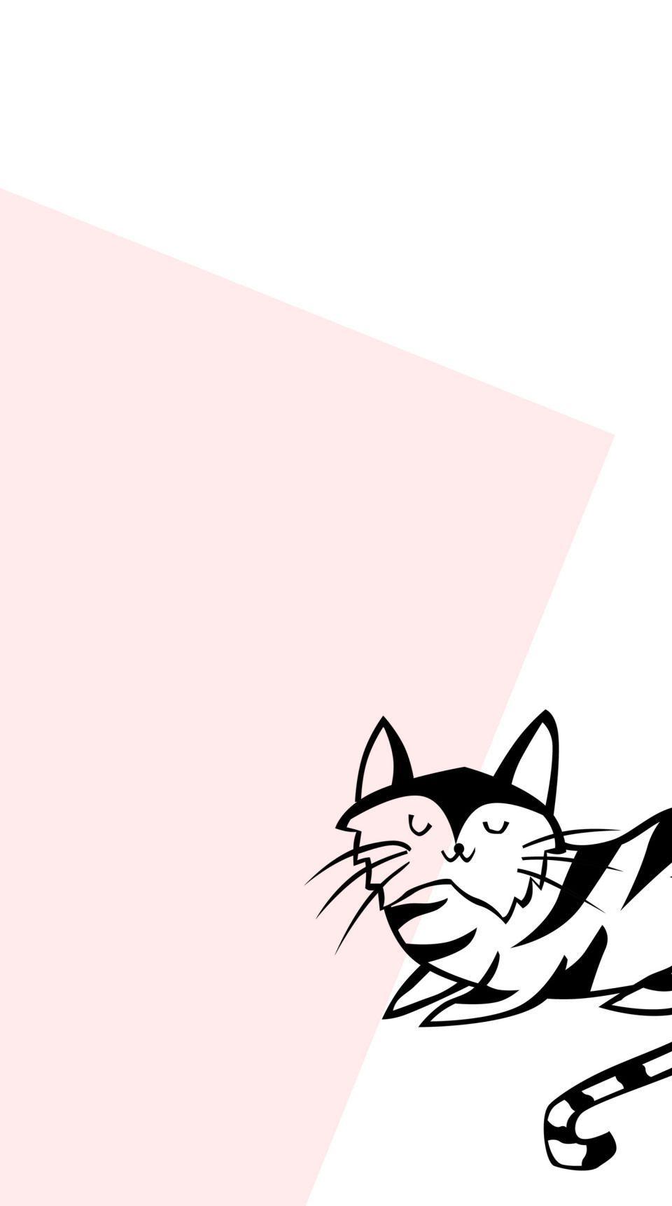 Minimalist Cat Wallpapers - Top Free Minimalist Cat Backgrounds ...