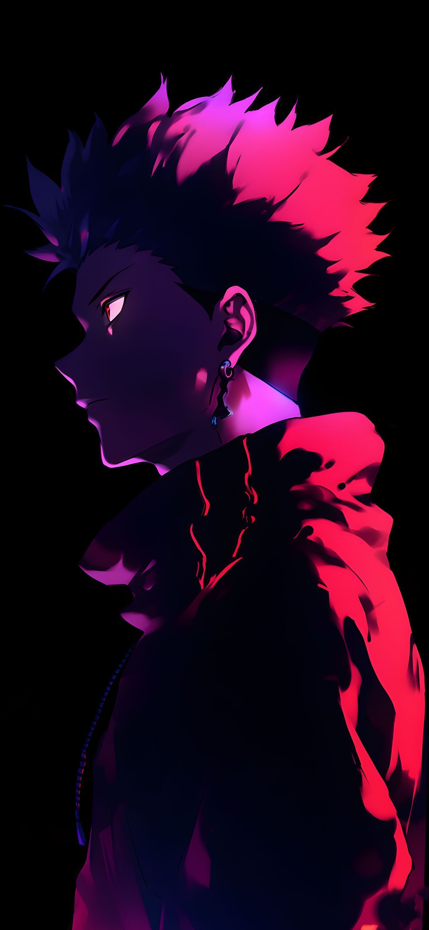 1463x3171 Jujutsu Kaisen Dark Art Wallpaper