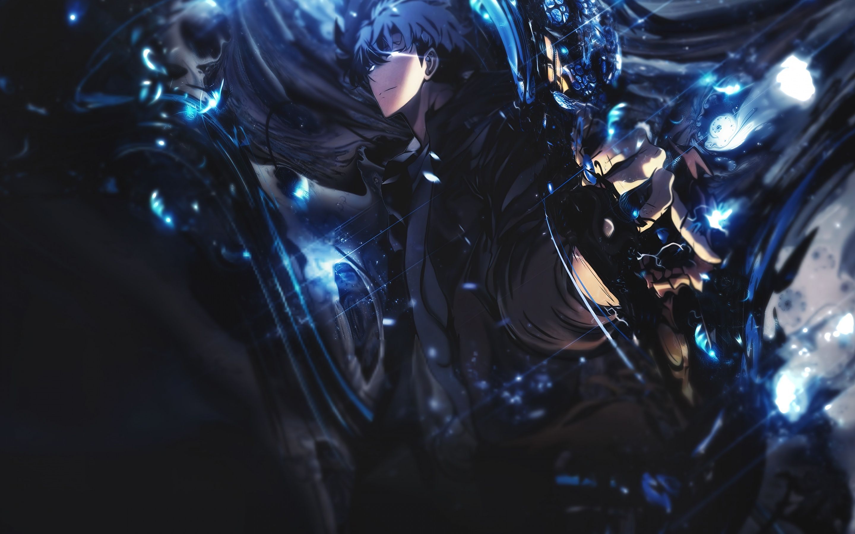 2880x1800 Sung Jinwoo Wallpaper 4K, Hunter, Solo