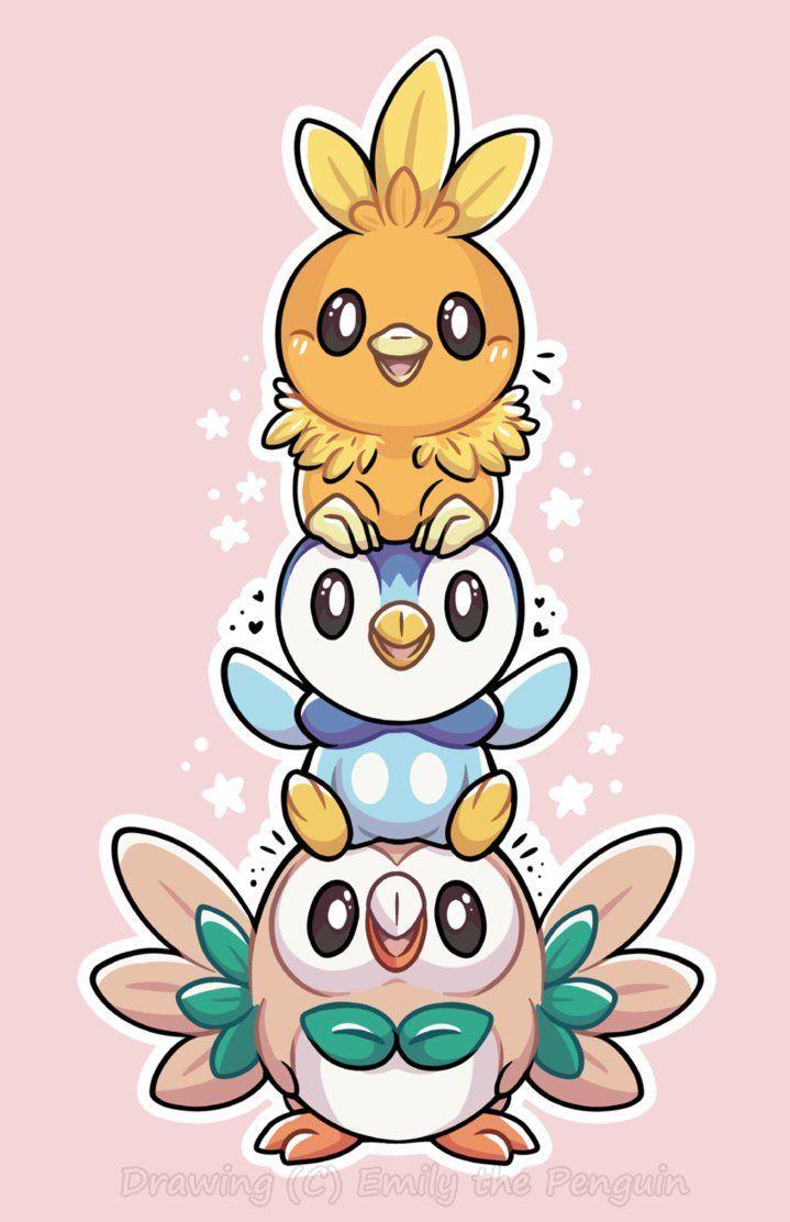 719x1112 Bird Stack!. Pokemon, Bird pokemon, Cute pokemon wallpaper
