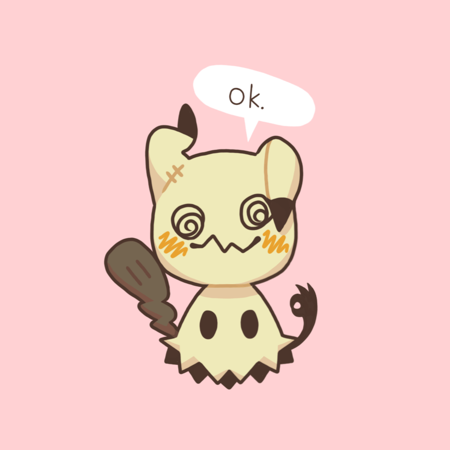 904x904 Mimikyu Pfp Phone Background (drawn On My Phone). Pokemon