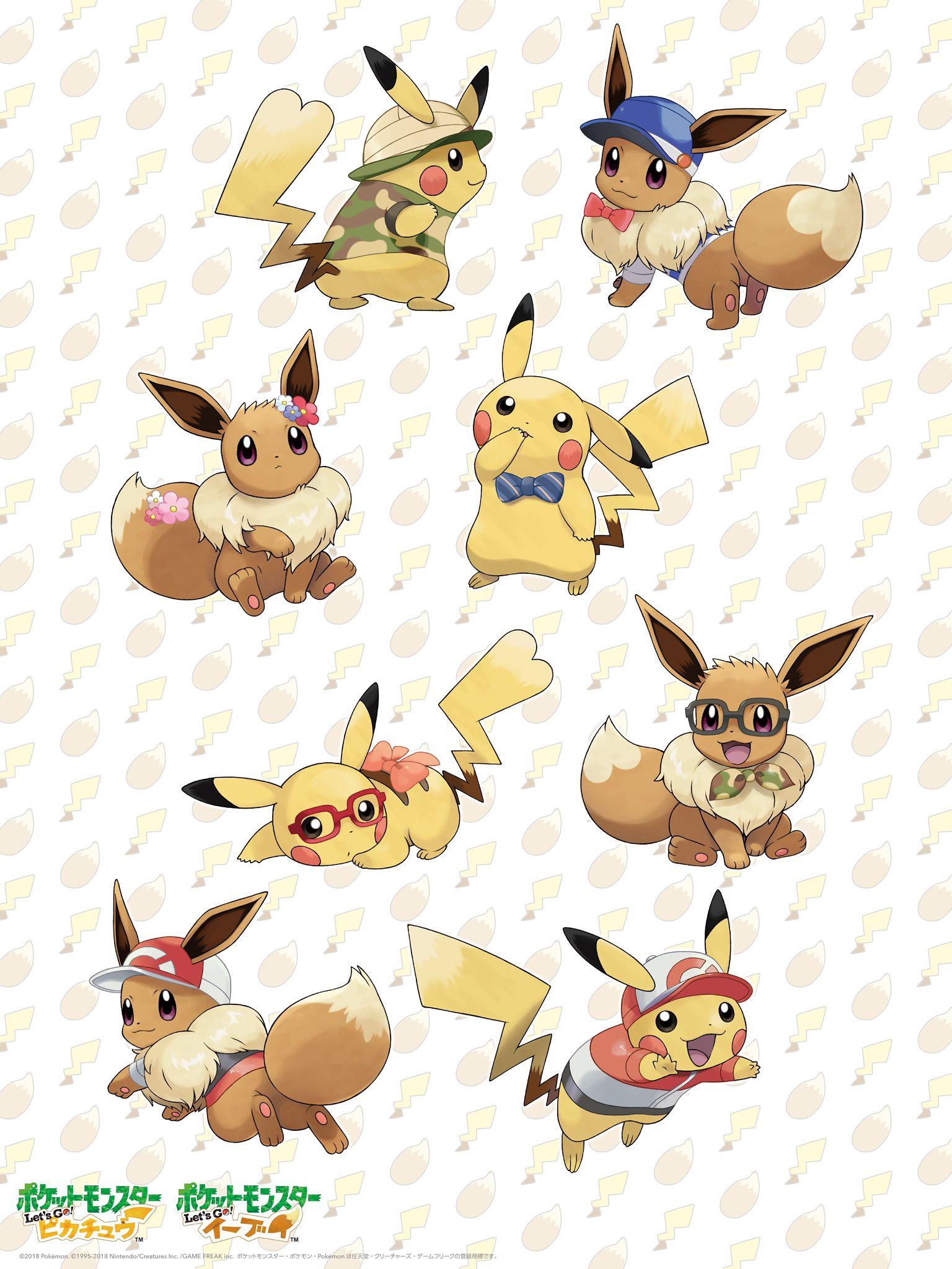 1536x2048 Download This Pokemon Let's GO Pikachu Eevee Wallpaper For Your PC And Smartphone