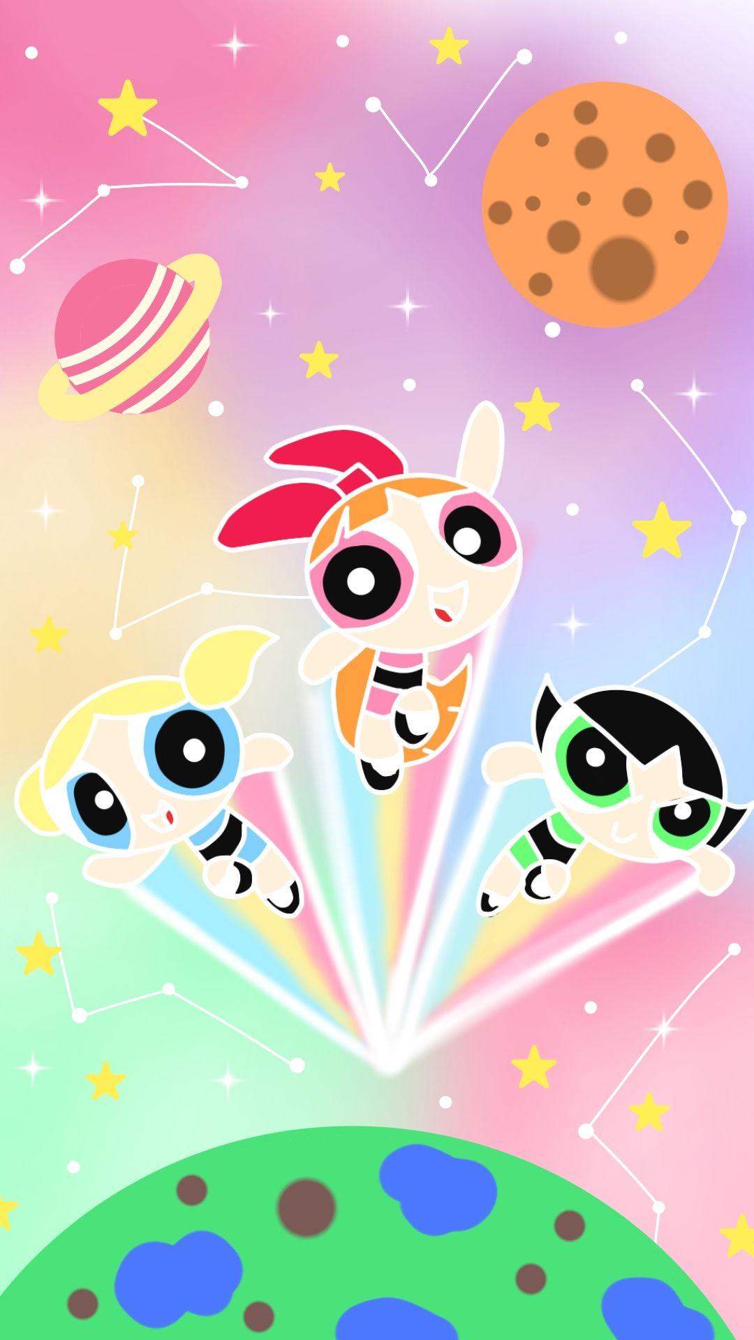 1080x1920 Cartoons. Powerpuff girls, Wallpaper