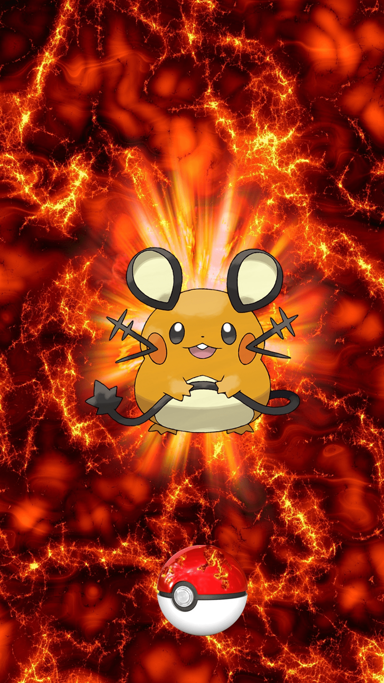 1242x2208 Dedenne HD Wallpaper