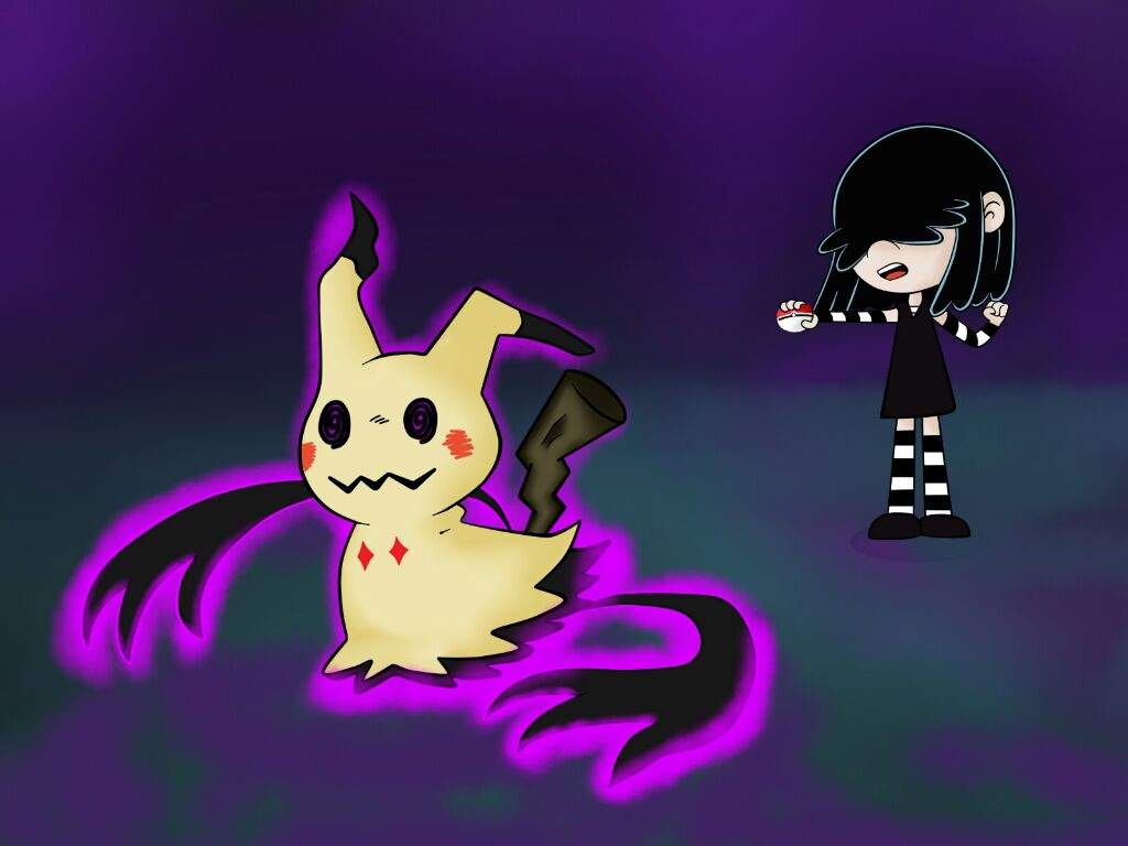 1024x768 Lucy and Mimikyu. The Loud House Amino Amino