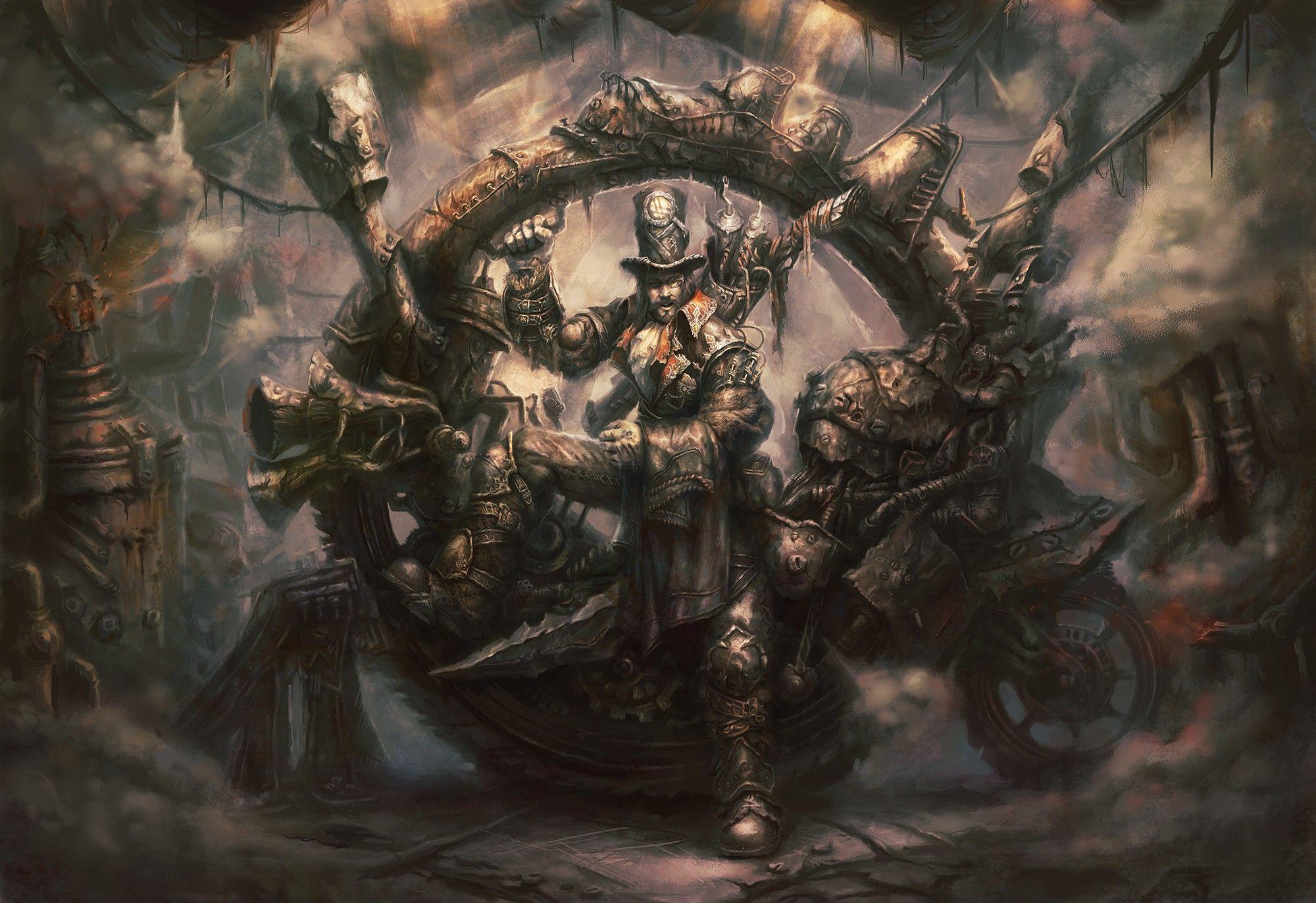 2000x1372 Steampunk Wallpaper