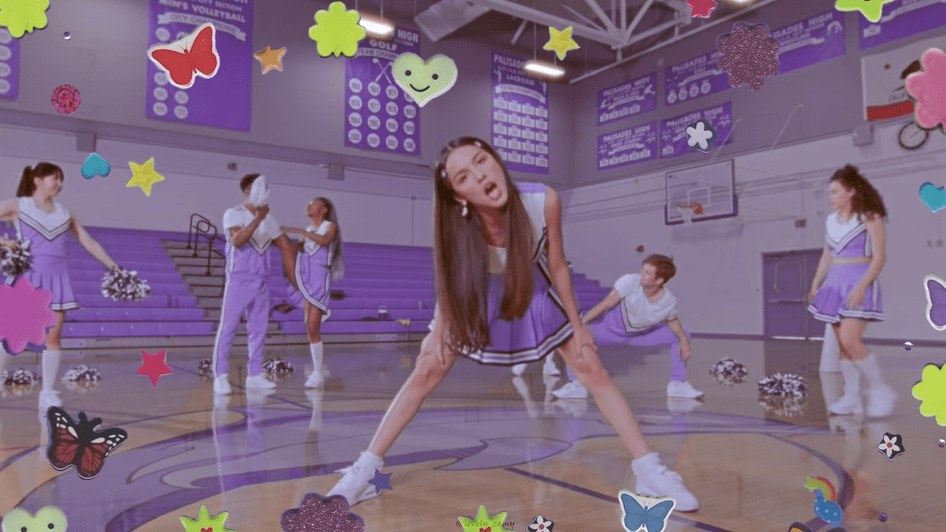 1366x768 good 4 u wallpaper olivia rodrigo