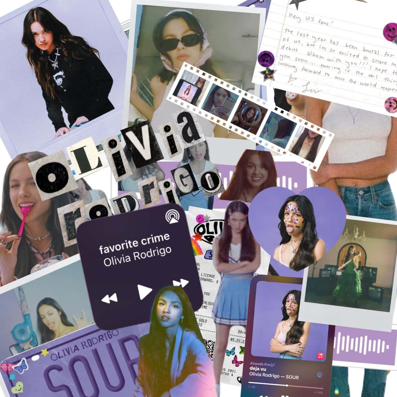 1280x1280 Download Cool Olivia Rodrigo Aesthetic