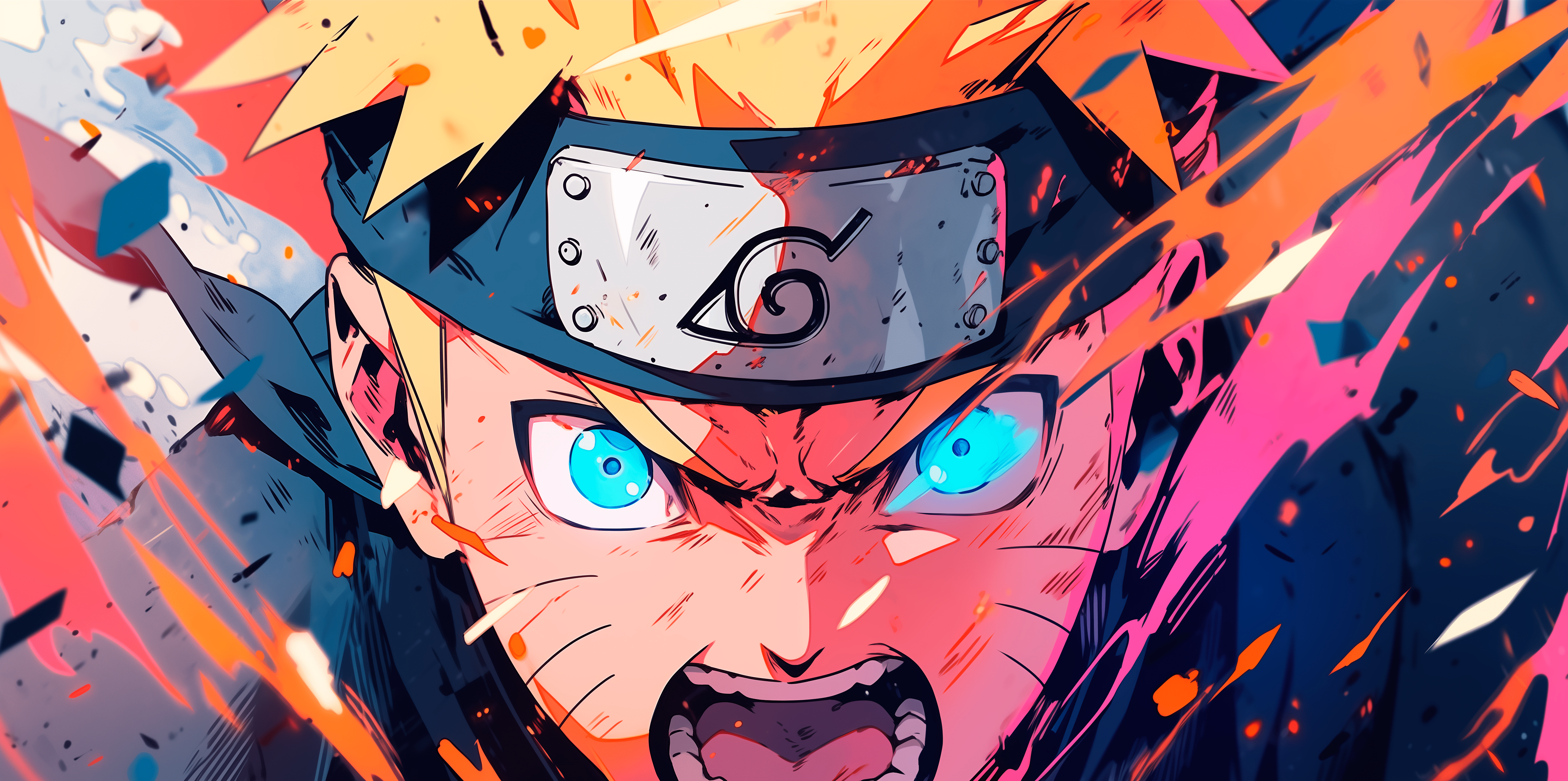 5824x2900 Naruto Uzumaki Wallpaper