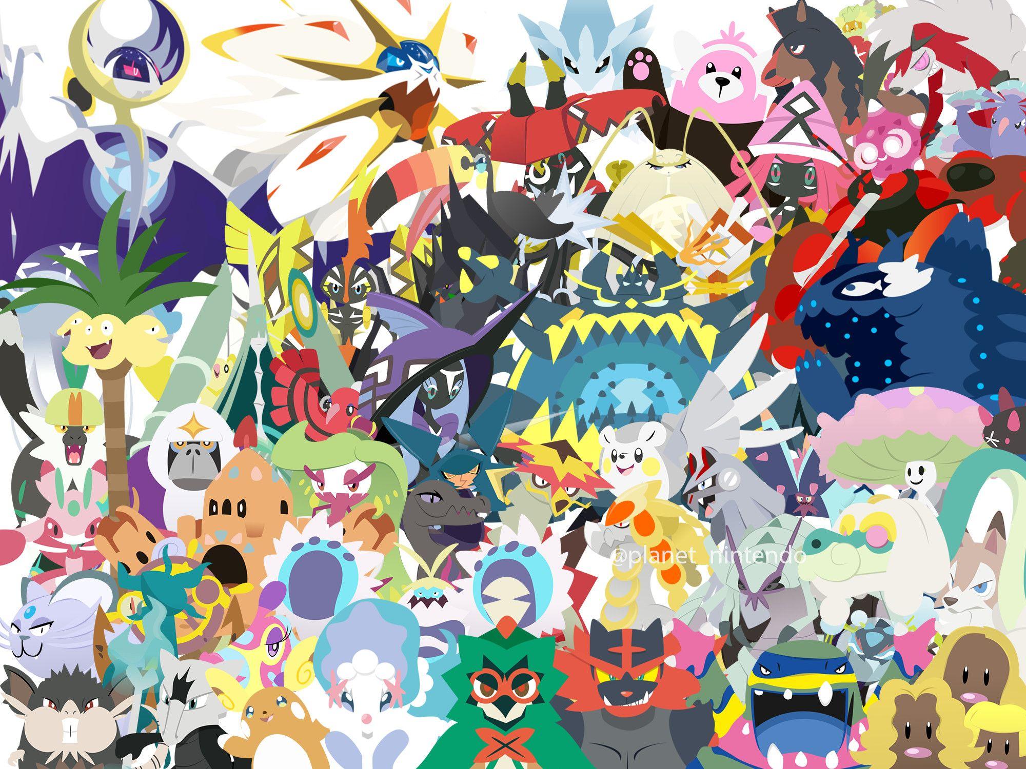 2000x1500 Pokemon Sun and Moon Wallpaper