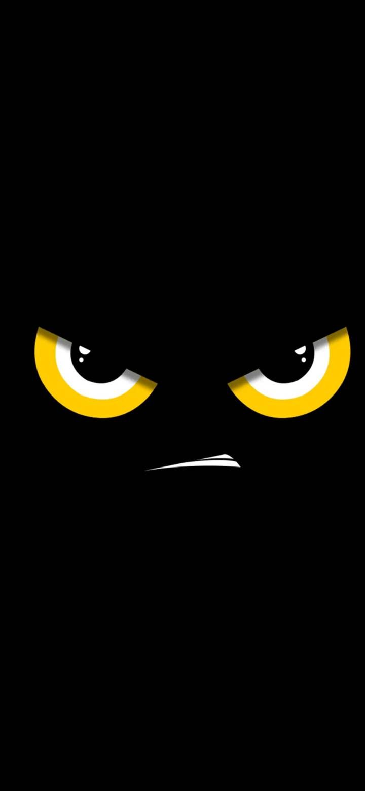 720x1560 Black screen Wallpaper. Dark phone