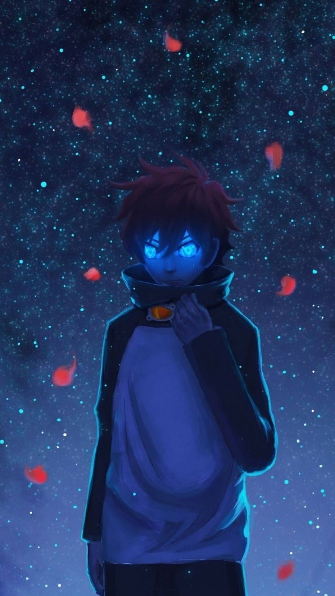 1079x1920 Download free Glowing Eyes Anime iPhone
