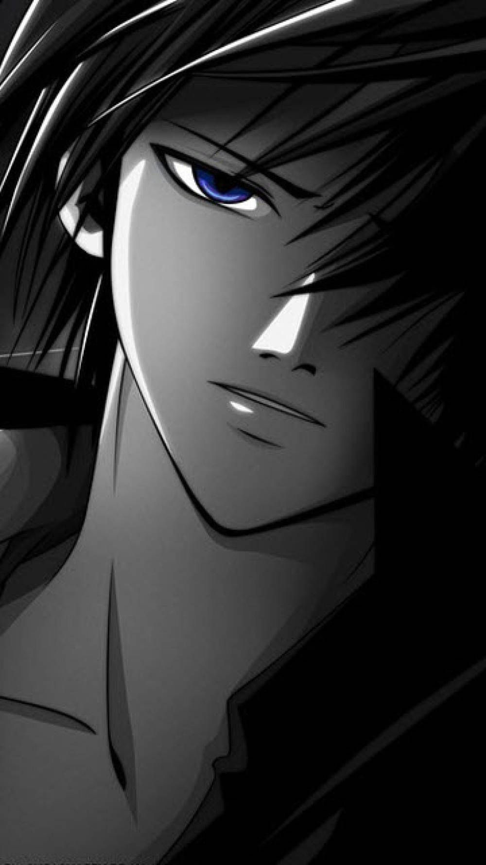1000x1778 Download Alone Sad Anime Boys Blue Eyes