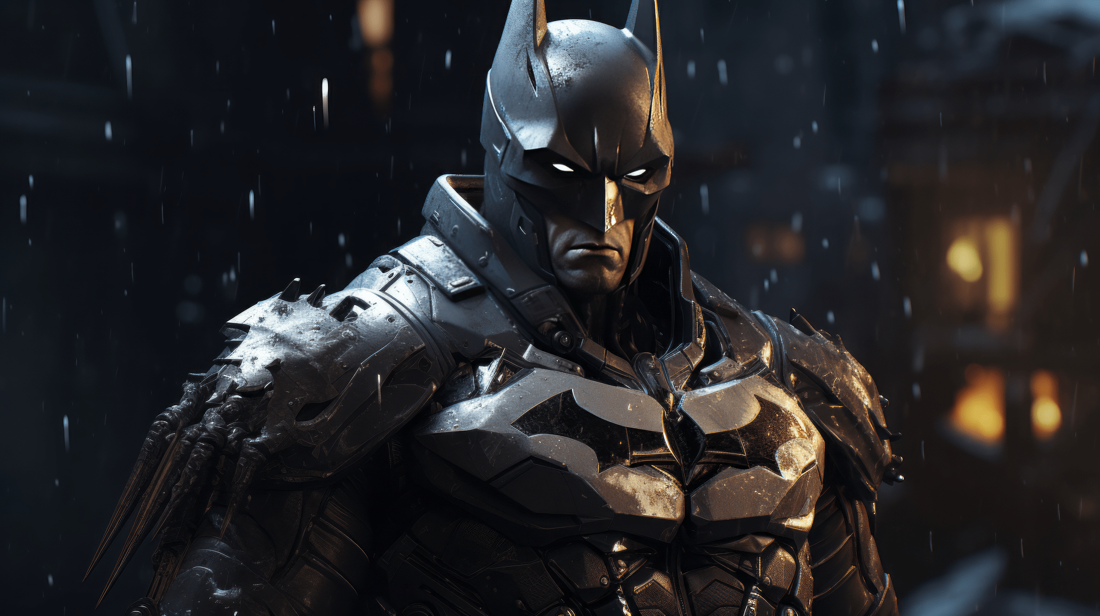 2184x1224 Cyberpunk Style Batman Wallpaper