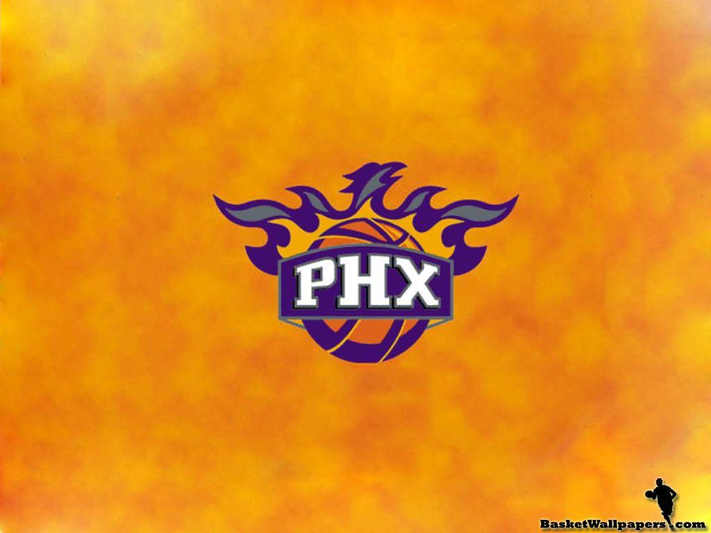 1024x768 Hình nền biểu trưng Phoenix Suns.  Hình nền bóng rổ tại