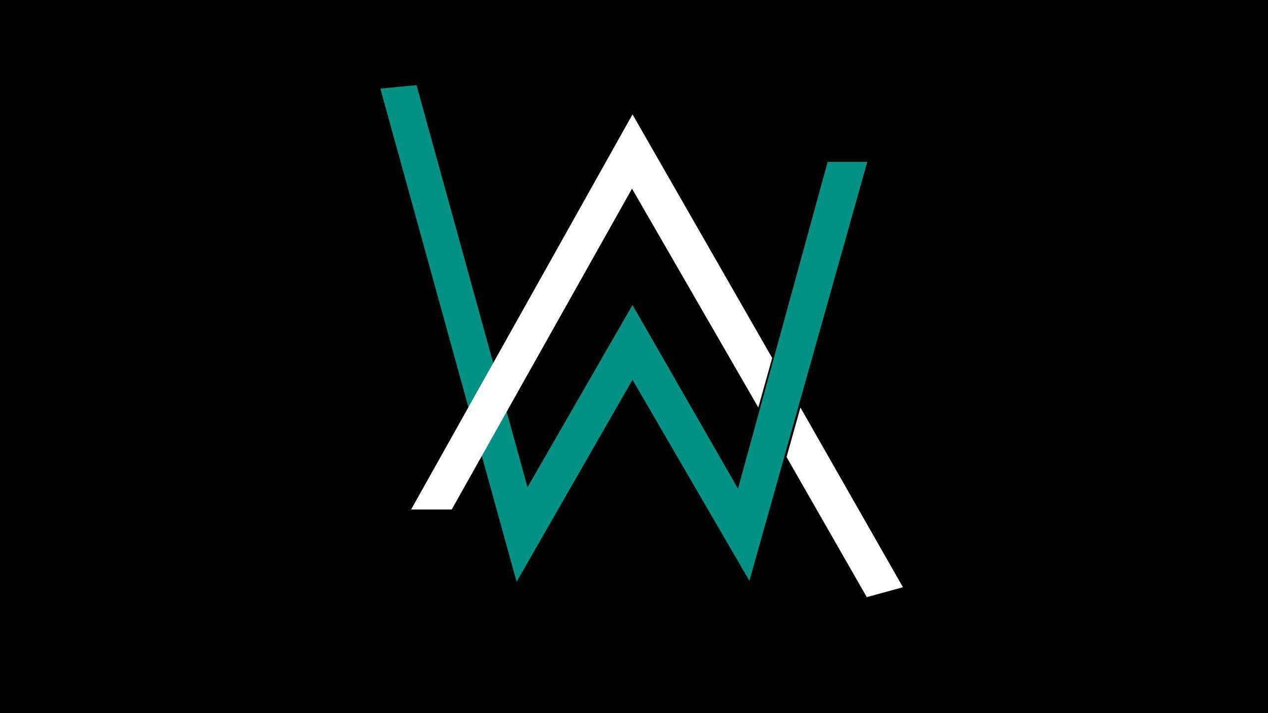 2560x1440 Alan Walker Logo Wallpaper