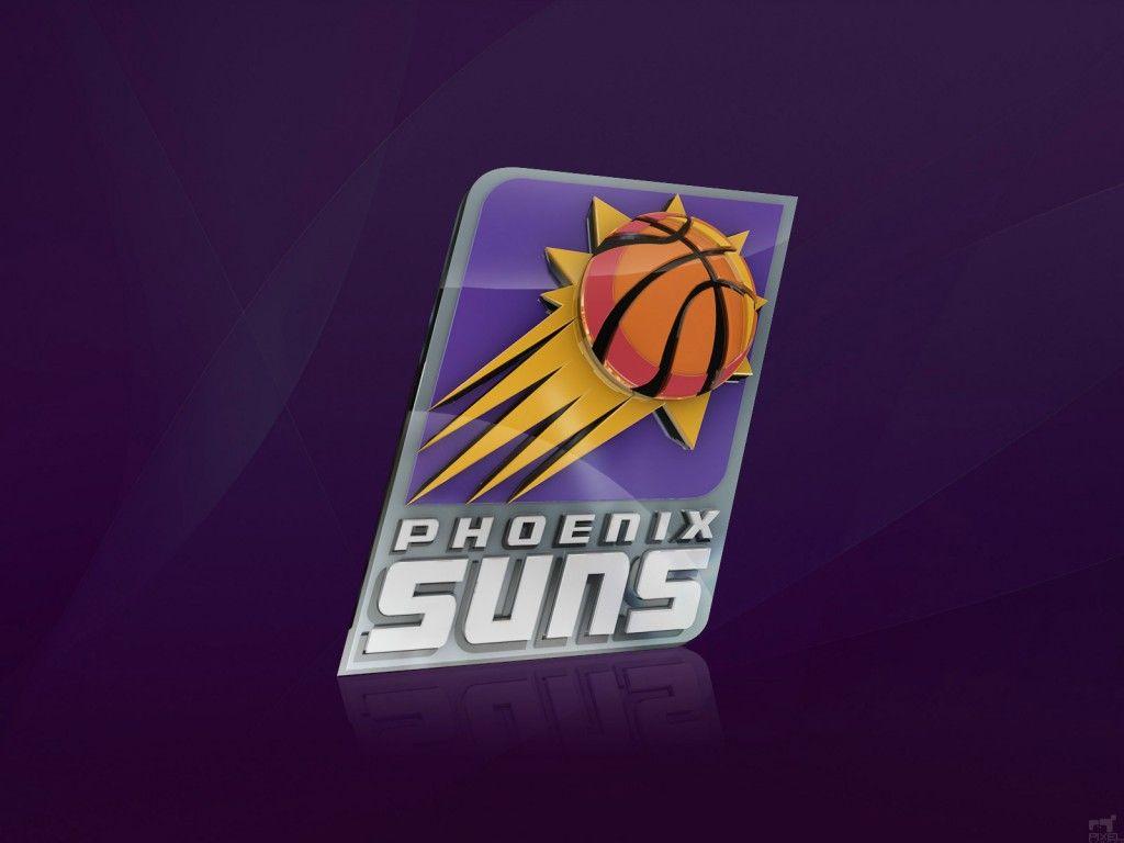 Hình nền bóng rổ đẹp nhất 1024x768: Biểu tượng Phoenix Suns và Hình nền đội