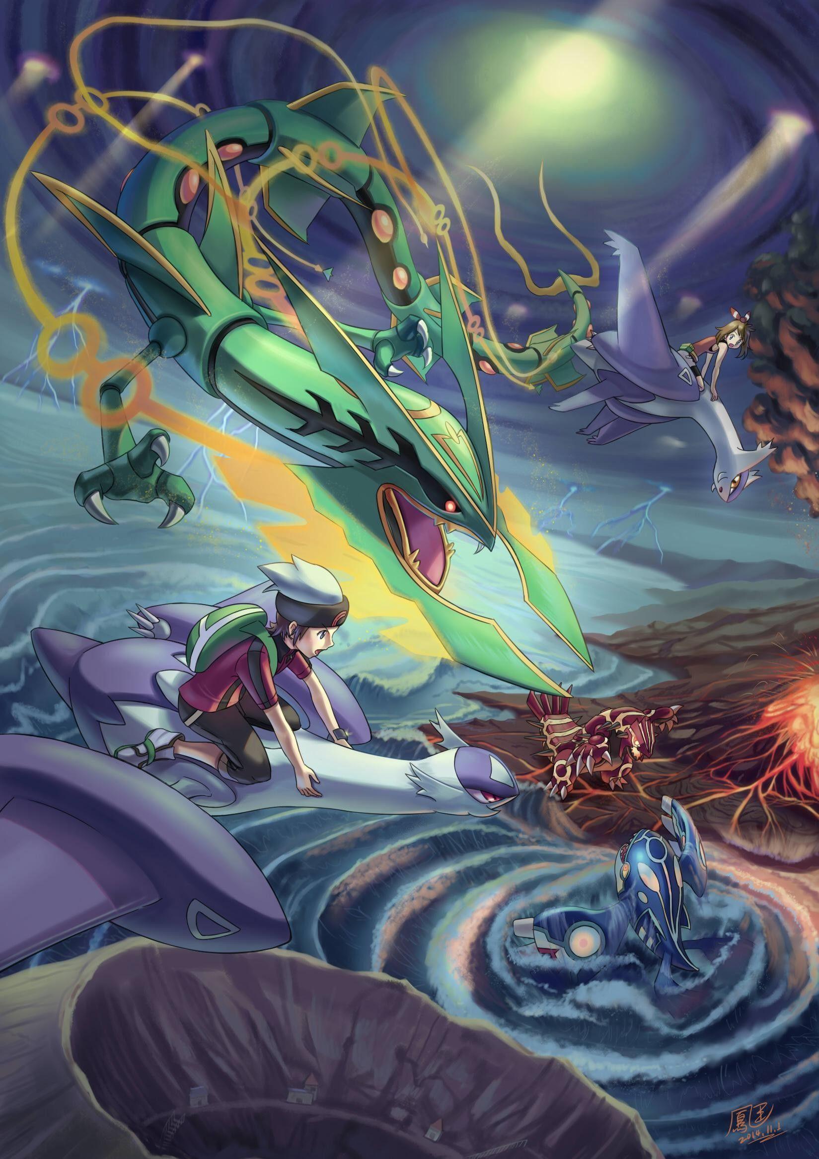 Pokemon Rayquaza Wallpapers - Top Free Pokemon Rayquaza Backgrounds ...