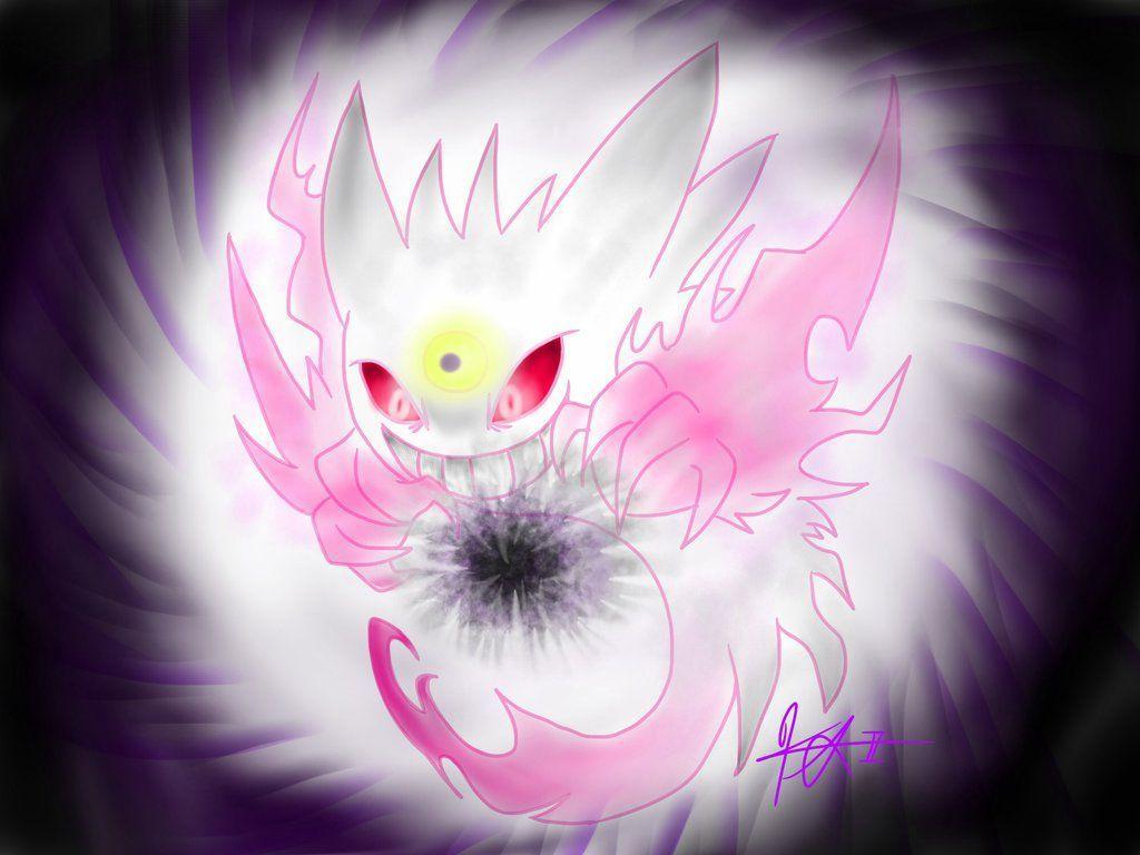 1024x768 Shiny Gengar Wallpaper