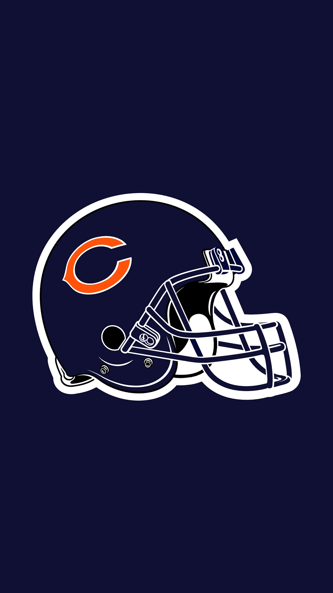 2020-2021 Chicago Bears Lock Screen Schedule for iPhone 6-7-8 Plus