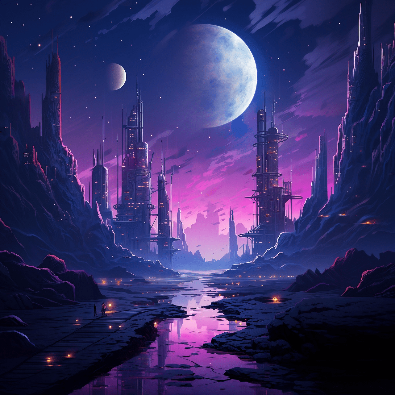 1280x1280 Ai Generated, Cityscape, Future