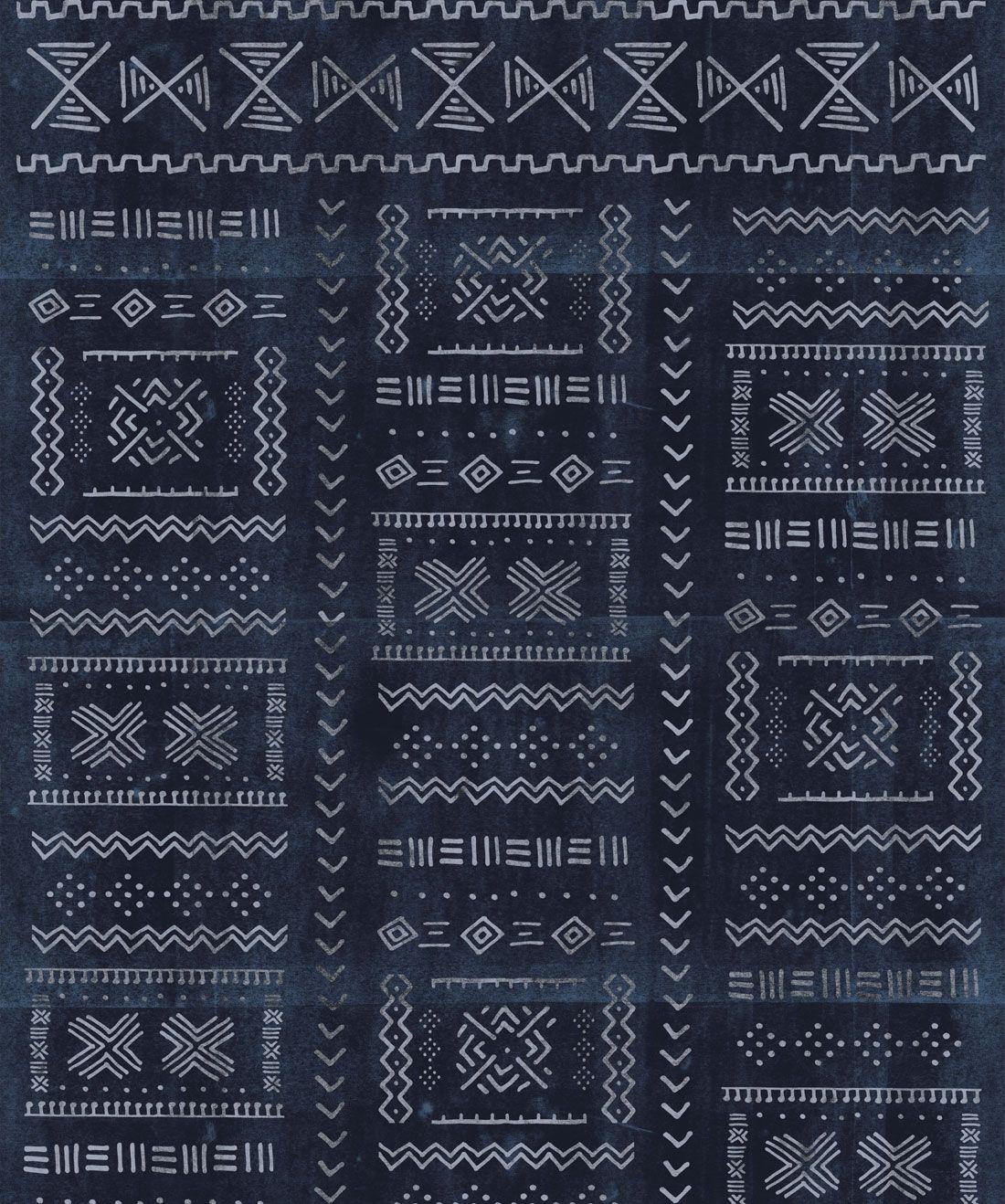 1100x1318 Tribal Mud Wallpaper, Rich Tones & Rugged Textures