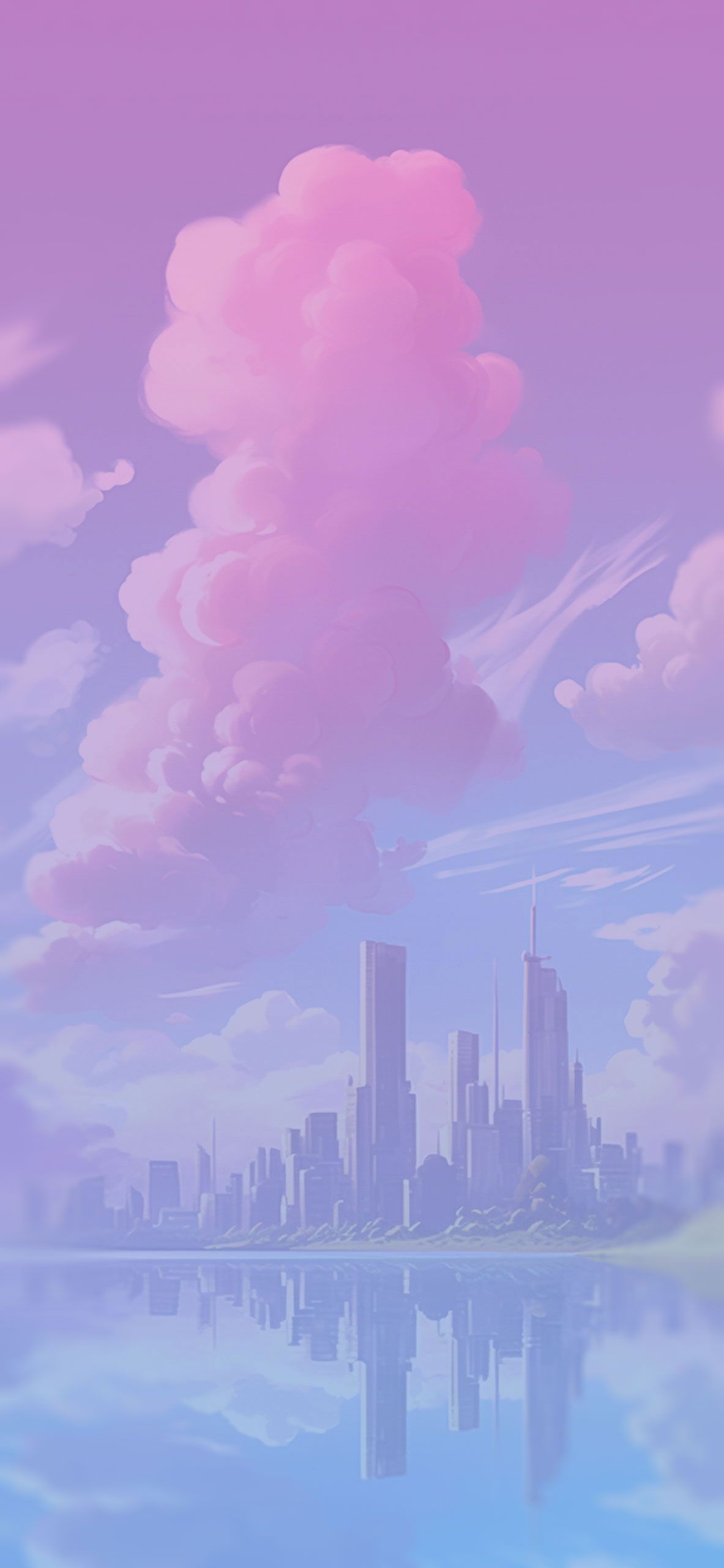 1183x2560 Megapolis Art Wallpaper