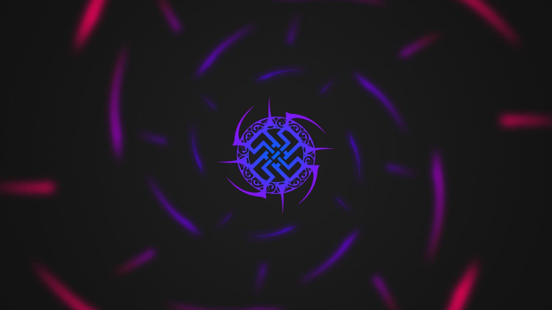 1920x1080 minimalism, Black, Colorful, Tribal, Swastika HD wallpaper