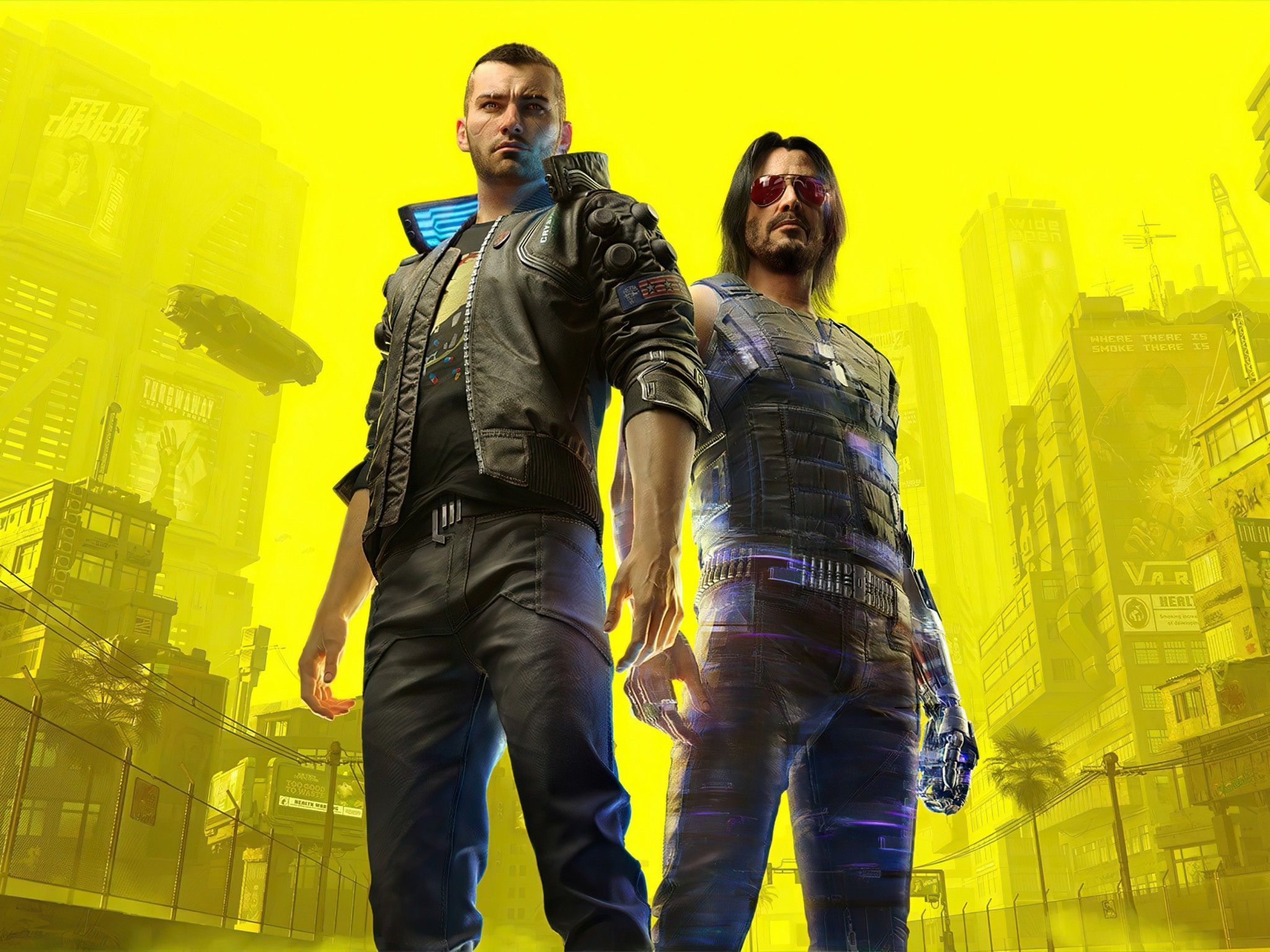 2048x1536 Cyberpunk 2077 Johnny Silverhands