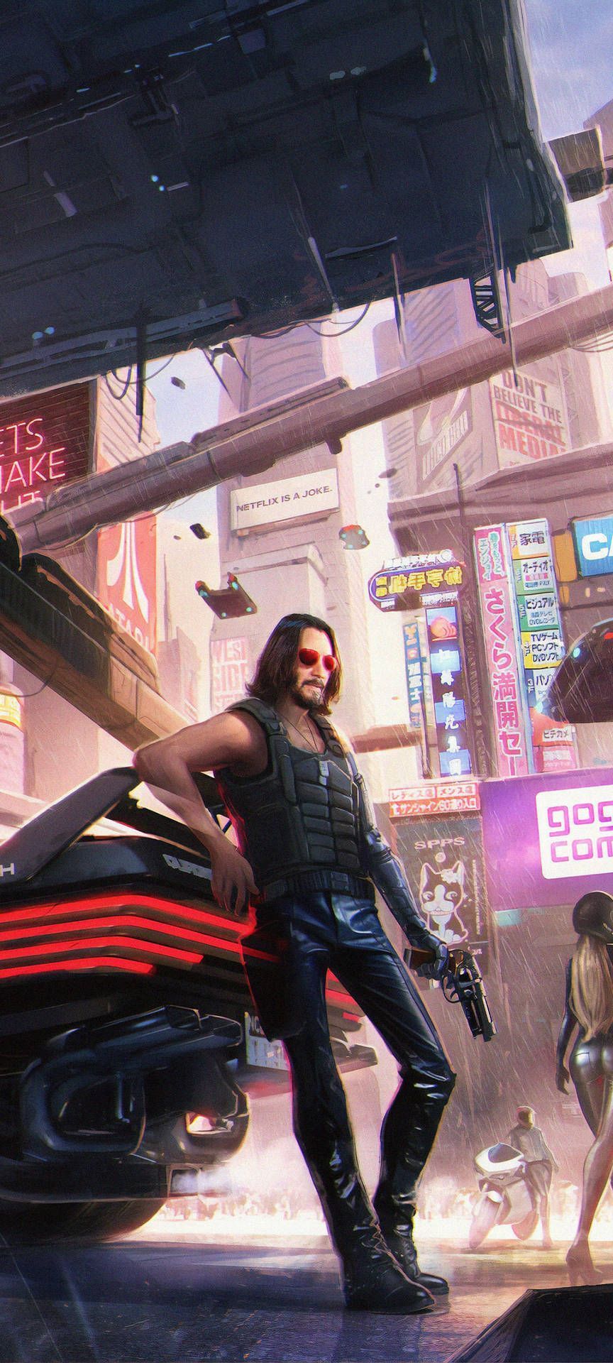 864x1920 Cyberpunk 2077 For Android Wallpaper