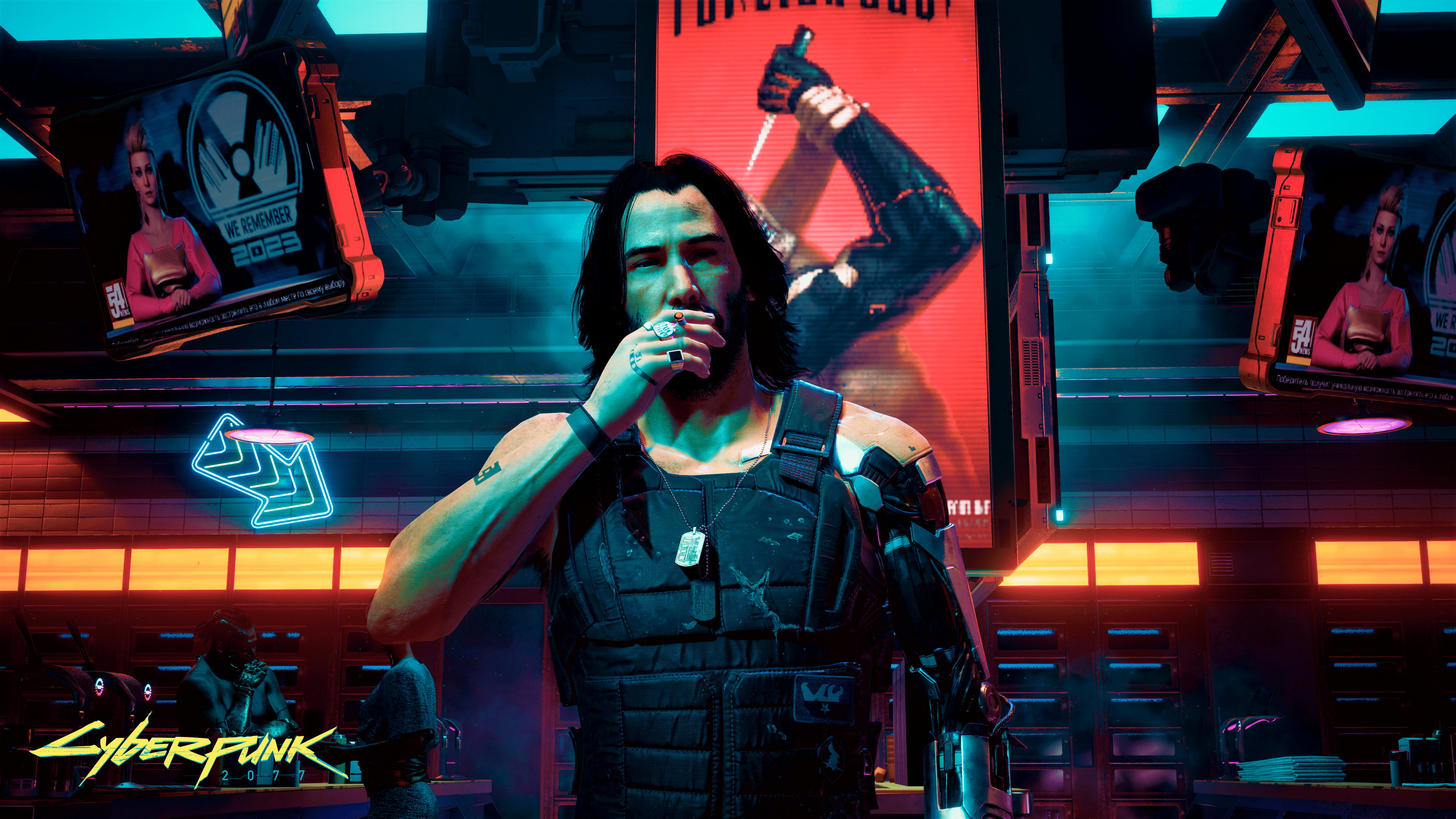 3840x2160 Cyberpunk 2077 Johnny Silverhand Keanu