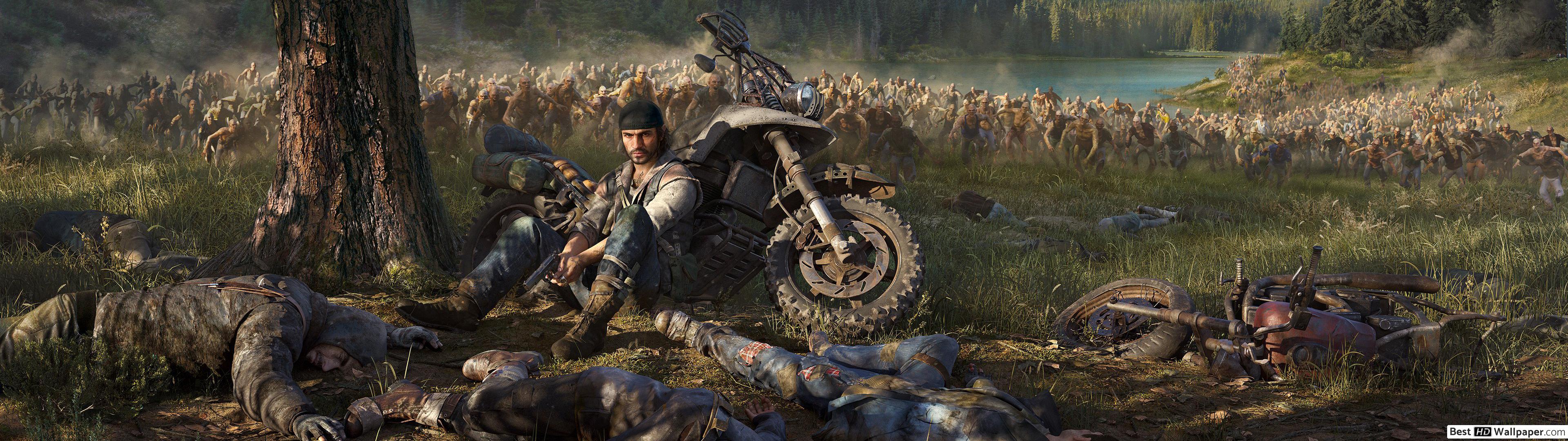 3840x1080 Days Gone St. John HD wallpaper download