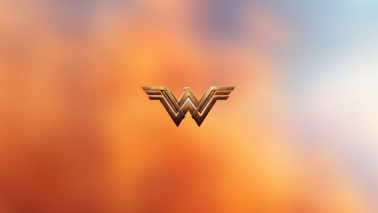 Hình nền 1280x720 Wonder Woman, Tối thiểu, Logo, HD, 4K, Phim