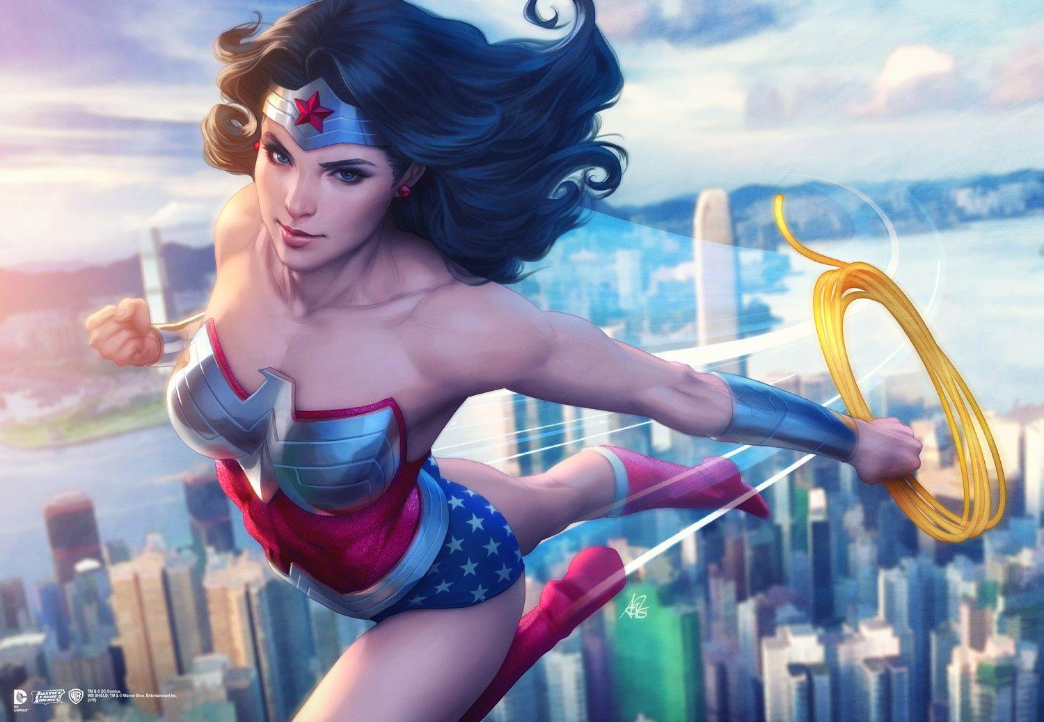 1500x1038 Wonder Woman, Artgerm, Artwork, DC Comics Wallpaper HD