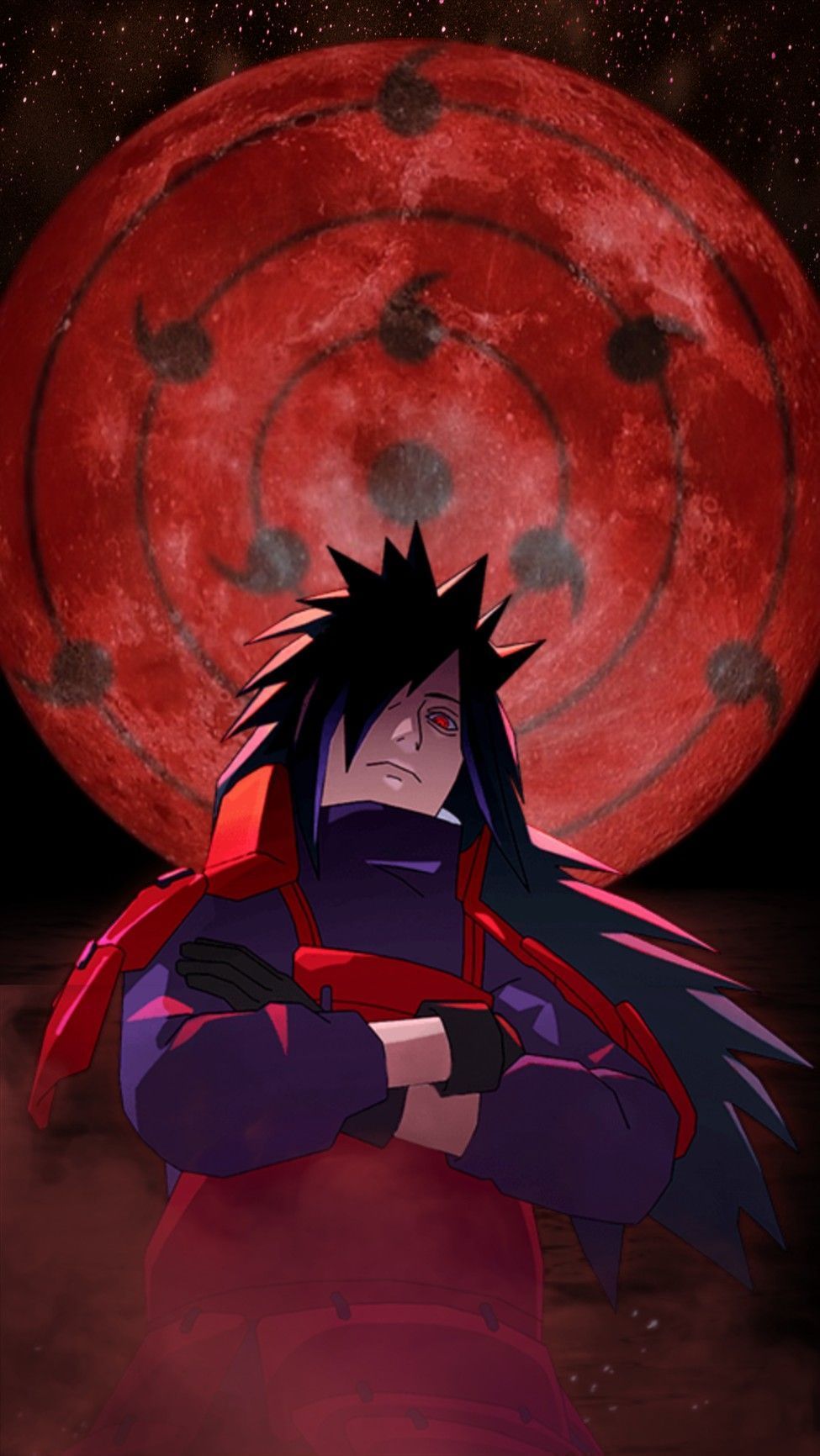 975x1732 Uchiha Madara Wallpaper 4K