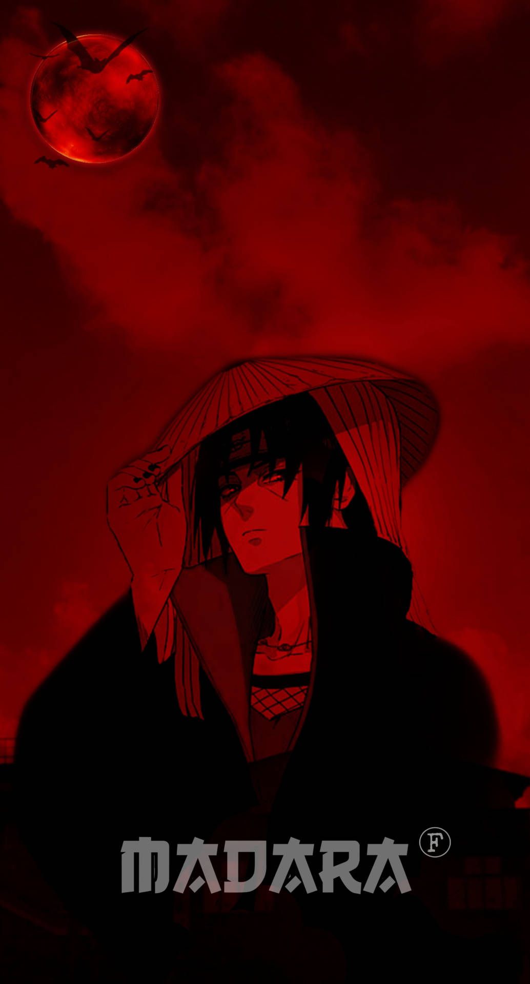 1034x1920 Download Naruto Live Madara Red