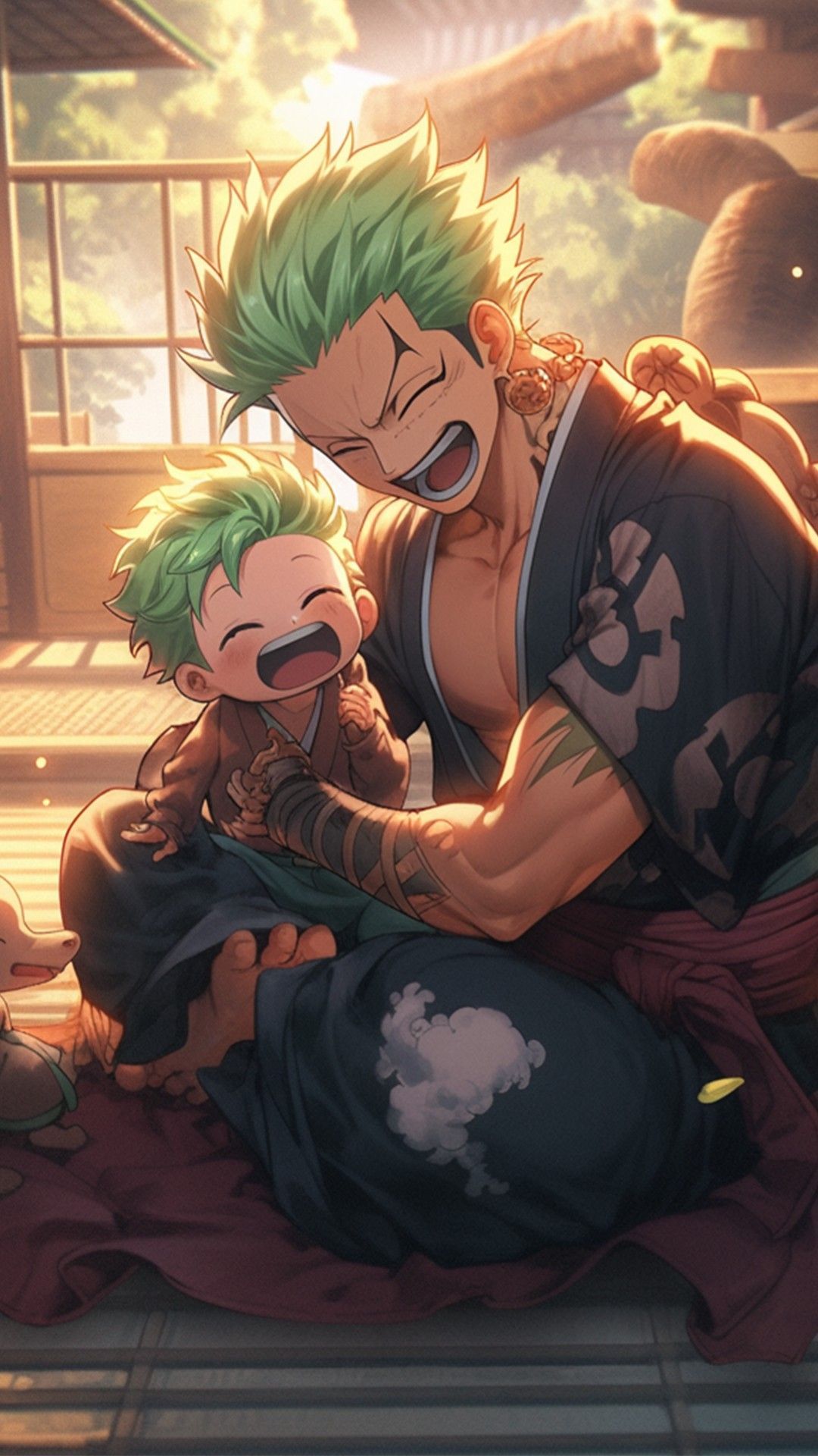 1080x1920 Luffy and Zoro Wallpaper