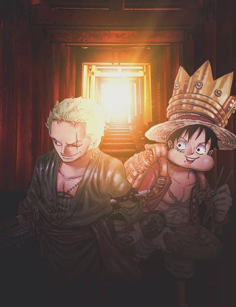 800x1038 Luffy Zoro Sneaking Foods Light Path