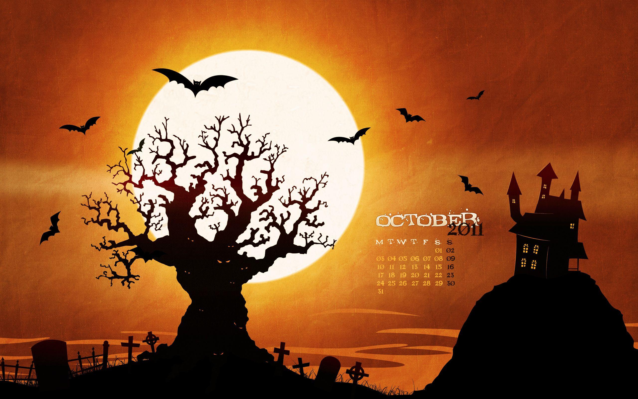 2560x1600 Desktop Wallpaper Calendars: October 2012