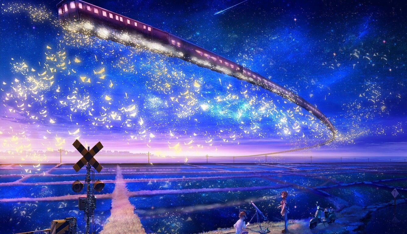1336x768 Sky KDE Plasma WALLPAPER Look
