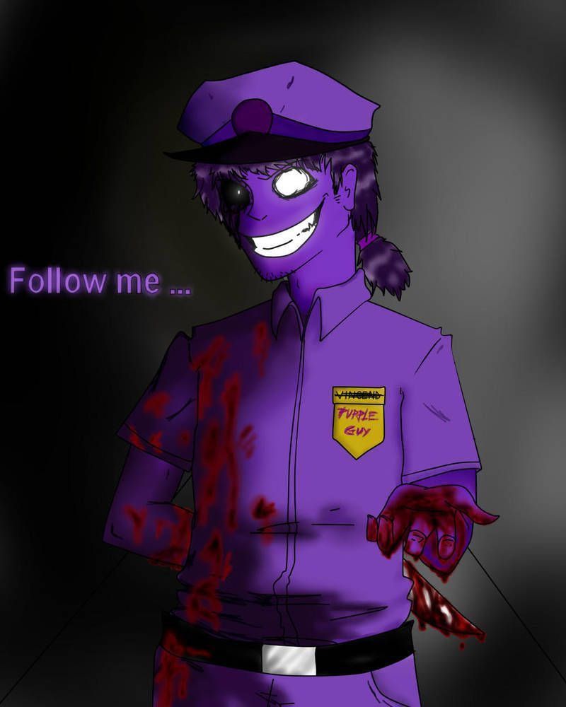 800x1000 FNAF Purple Guy Follow Me Wallpaper