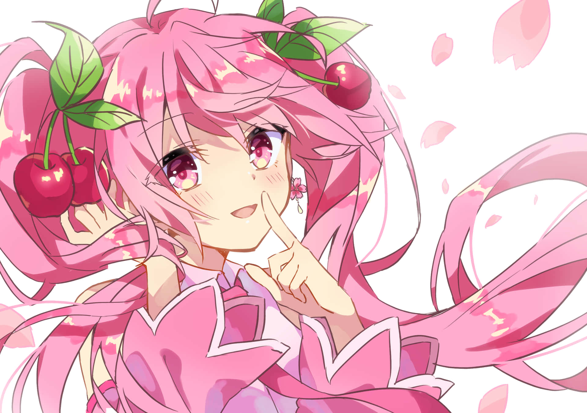 1920x1353 Sakura Miku Wallpaper