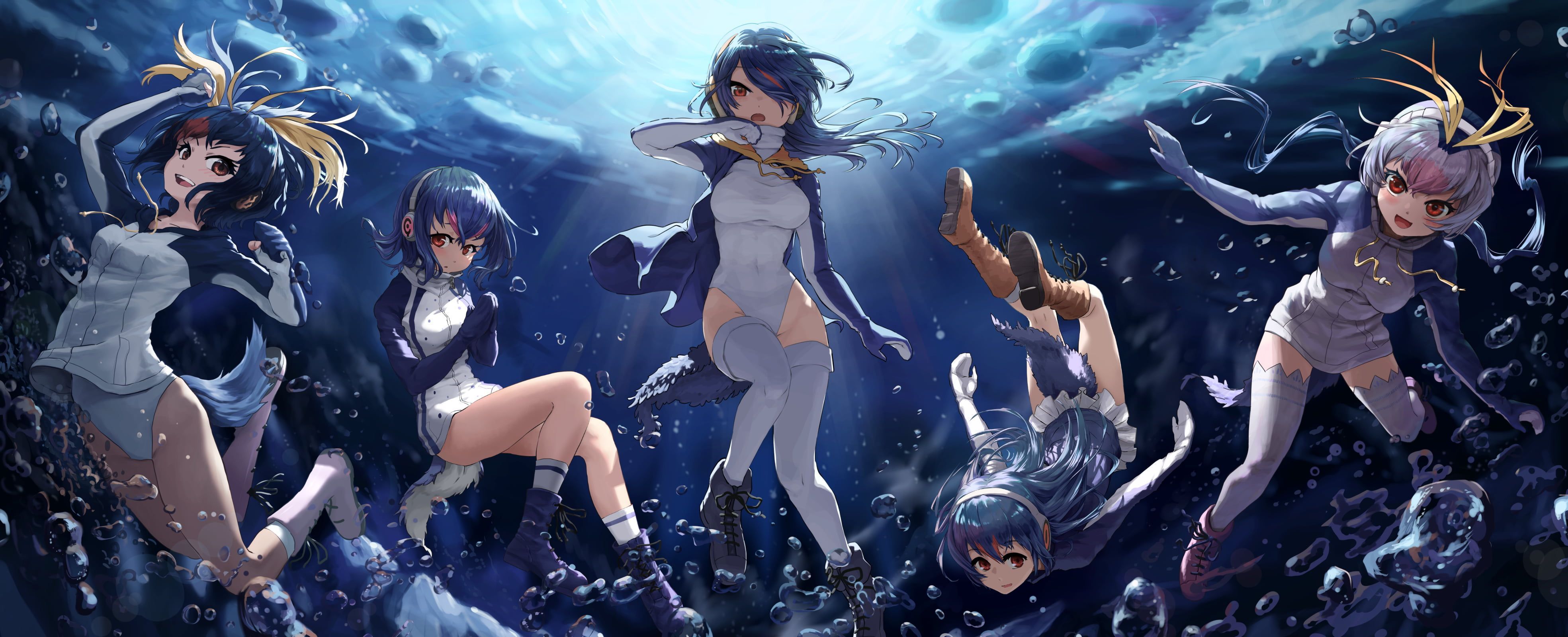 3938x1600 HD wallpaper: Kemono Friends, Emperor