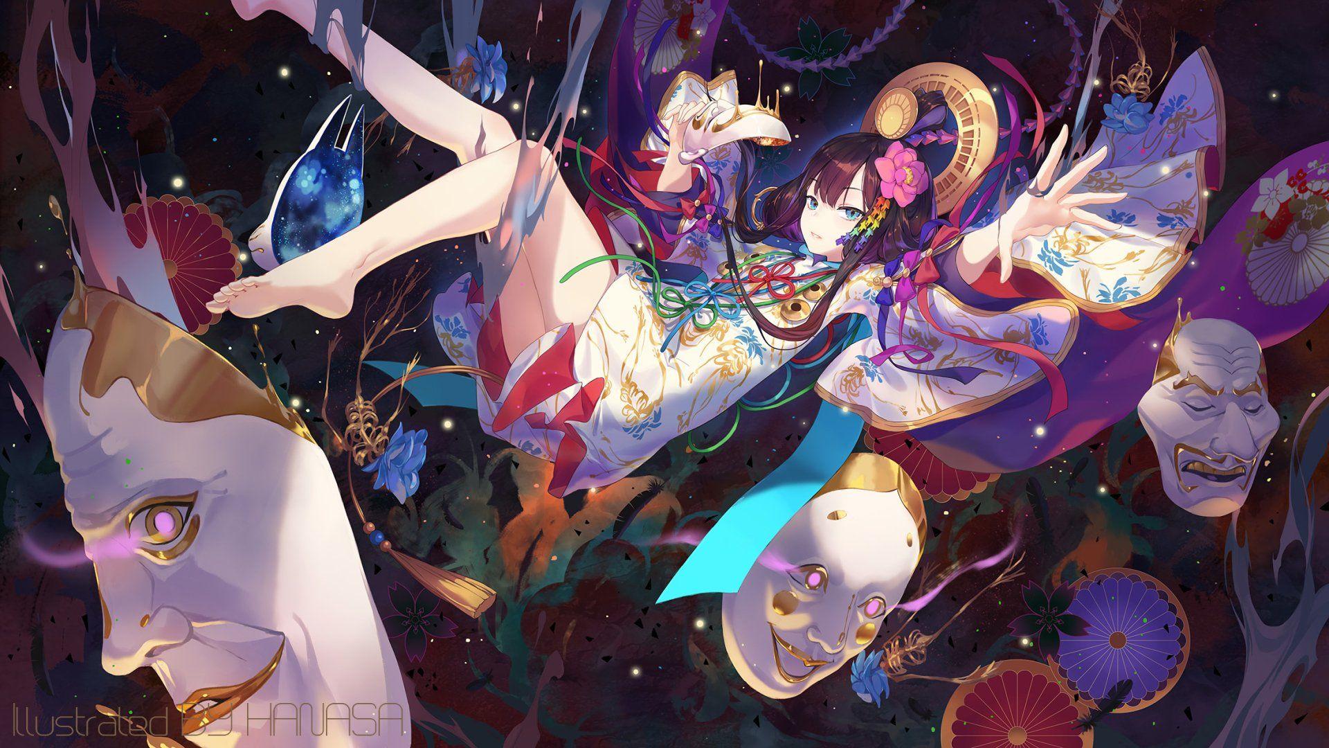 1920x1080 Menreiki (Onmyouji) HD Wallpaper