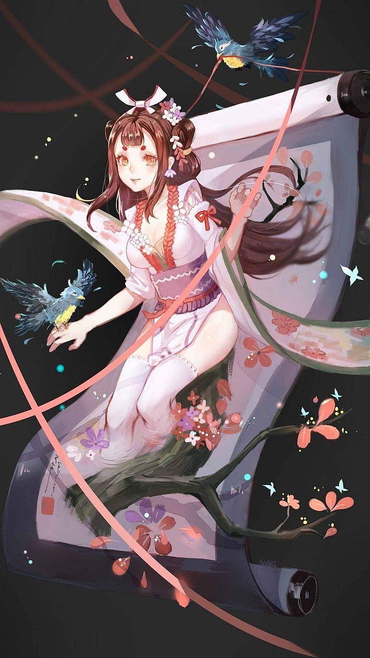 728x1294 Onmyoji 1080P, 2K, 4K, 5K HD wallpaper free download
