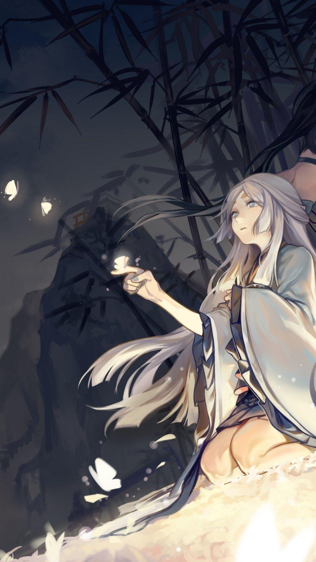 1080x1920 Download 1080x1920 Onmyoji, Kaguyahime, Mannendake, Anime