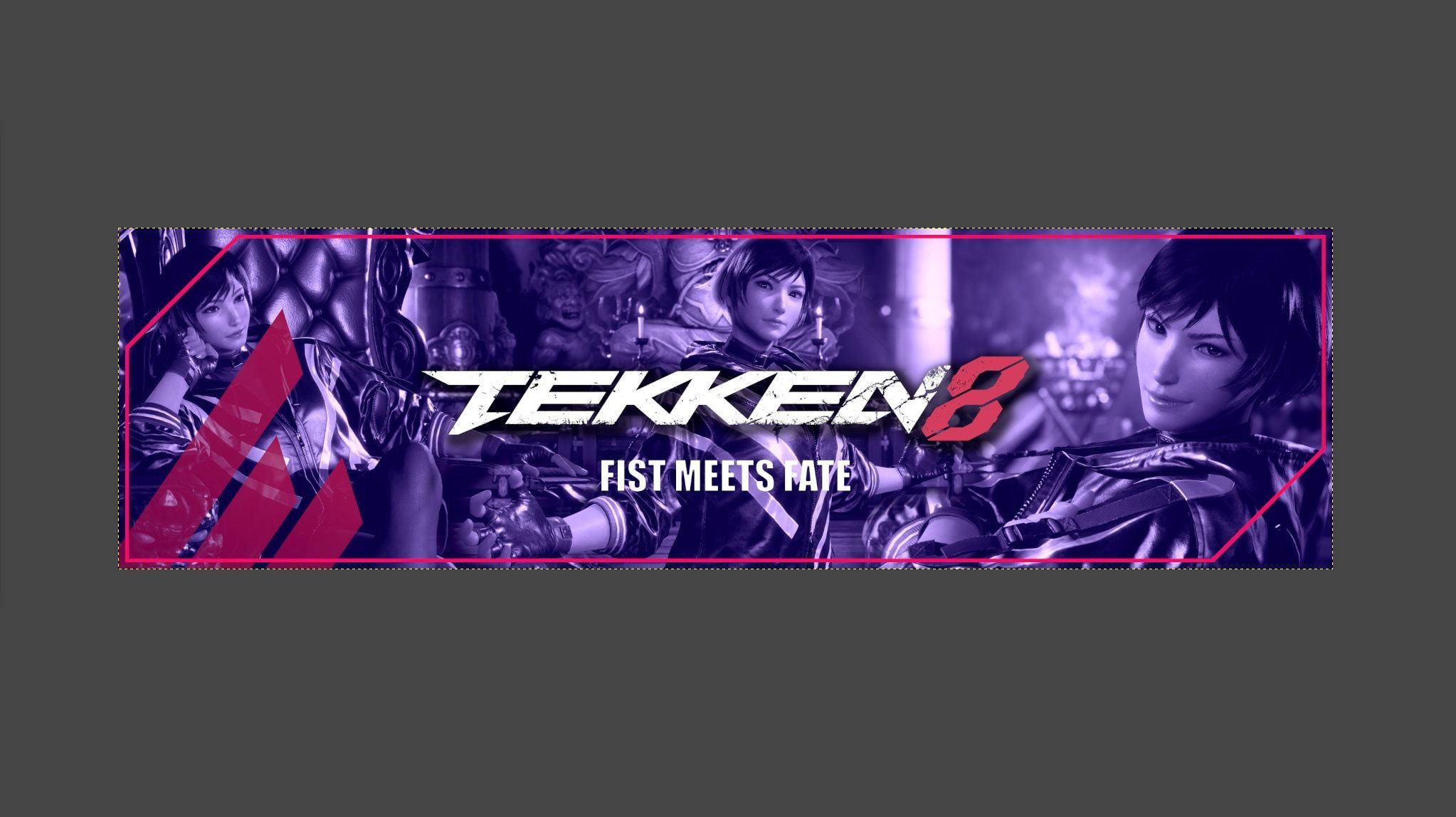 2046x1148 Tekken 8 Reina Dual Screen Wallpaper