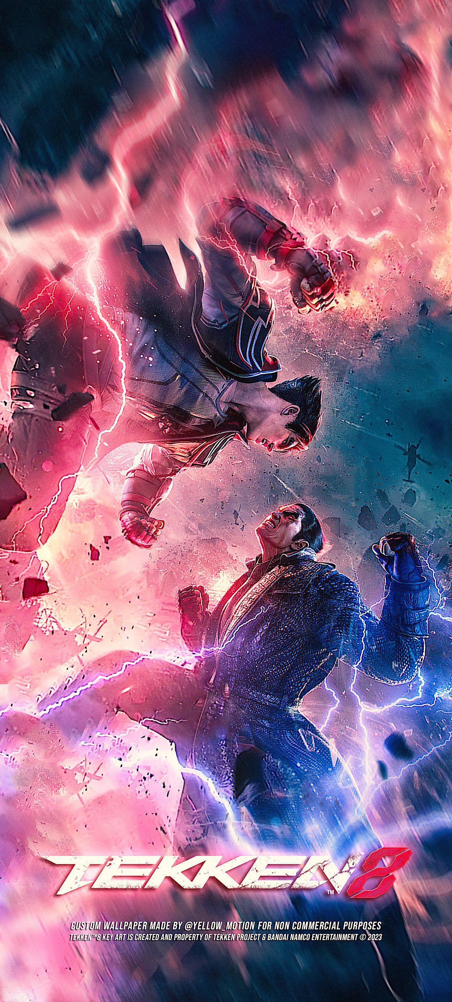 1440x3190 TEKKEN8 Wallpaper custom