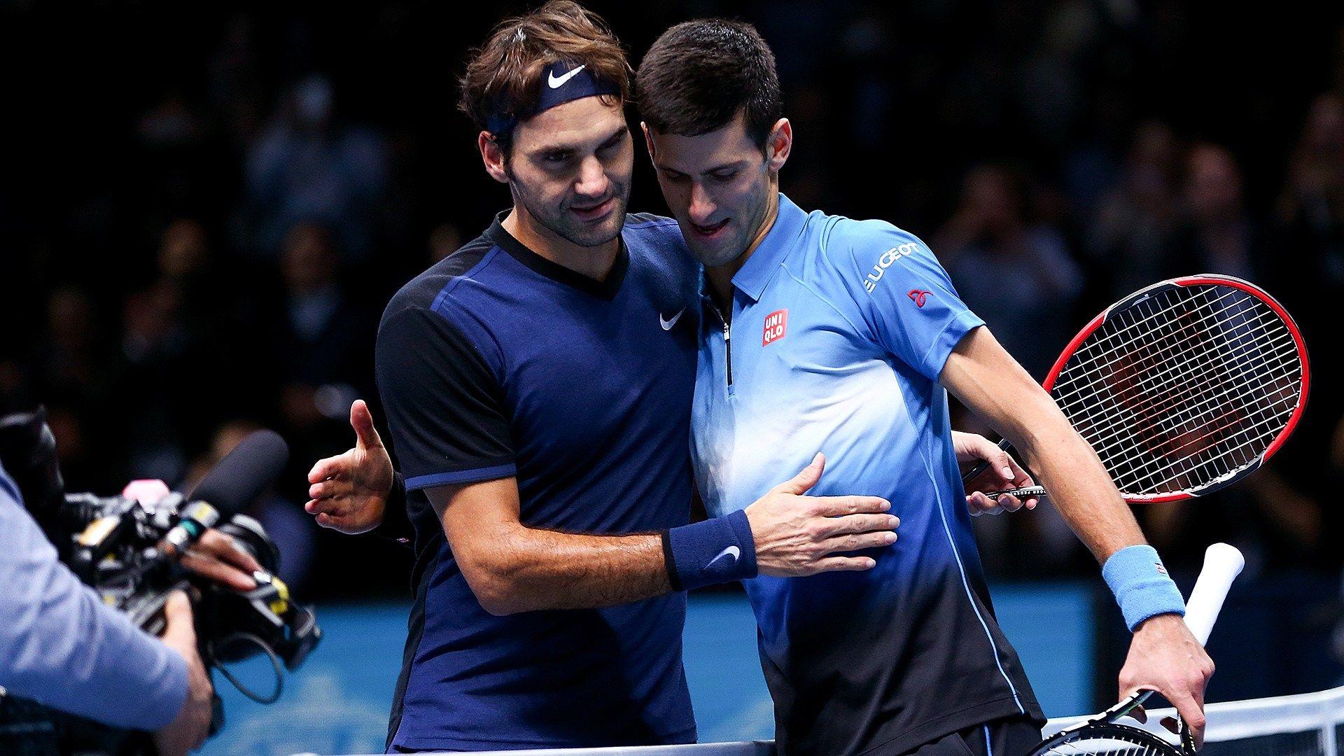 1920x1080 Novak Djokovic, Roger Federer, Tennis HD Wallpaper